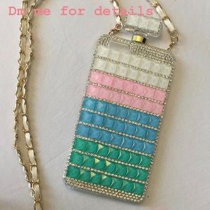 Chanel chain phone case